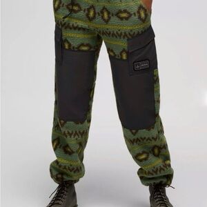 Prana Hurricane Fleece Ivy Green Gorpcore Outdoor Cinchable Ankle xs